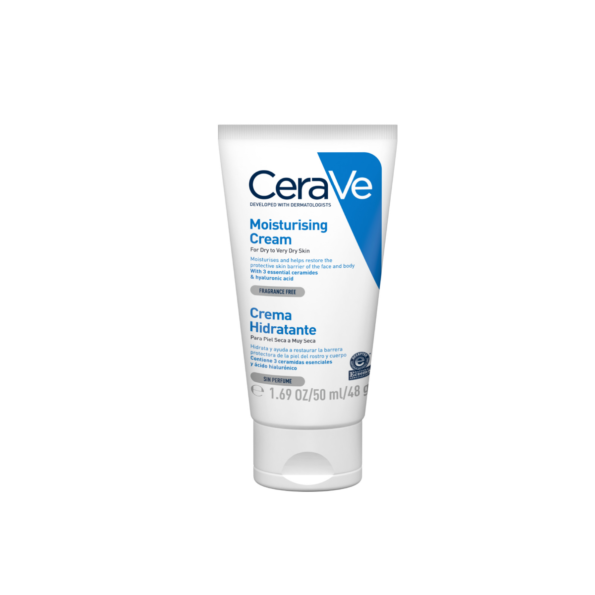 เซราวี CERAVE Moisturising Cream ครีมบำรุงผิวหน้าและผิวกาย ให้ความชุ่มชื้น สำหรับผิวแห้ง-แห้งมาก เนื้อเข้มข้น 50g.(มอยเจอร์ไรเซอร์ Moisturising Cream ผิวชุ่มชื้น) 53adfb2f95d977352f8b46dc47149be2