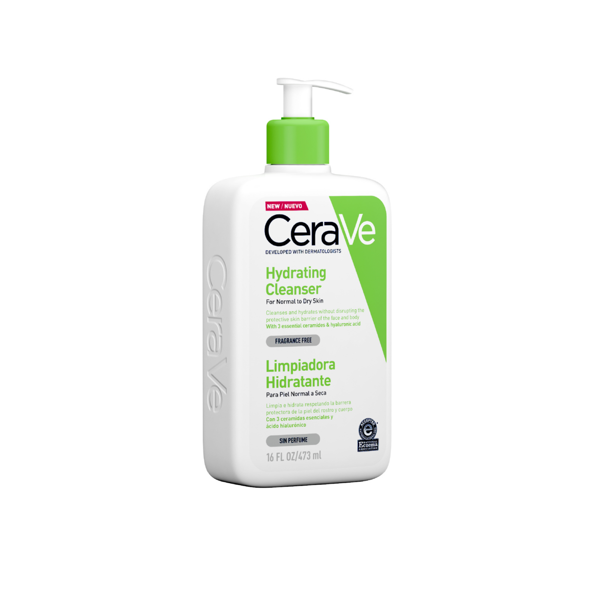 เซราวี CERAVE Hydrating Cleanser ทำความสะอาด ให้ความชุ่มชื้นผิวหน้าและผิวกาย สำหรับผิวแห้ง-แห้งมาก 473ml.(ทำความสะอาดผิวหน้า Facial Cleanser คลีนเซอร์ สบู่) a513d966acec28eed6234d4fb1d1c959