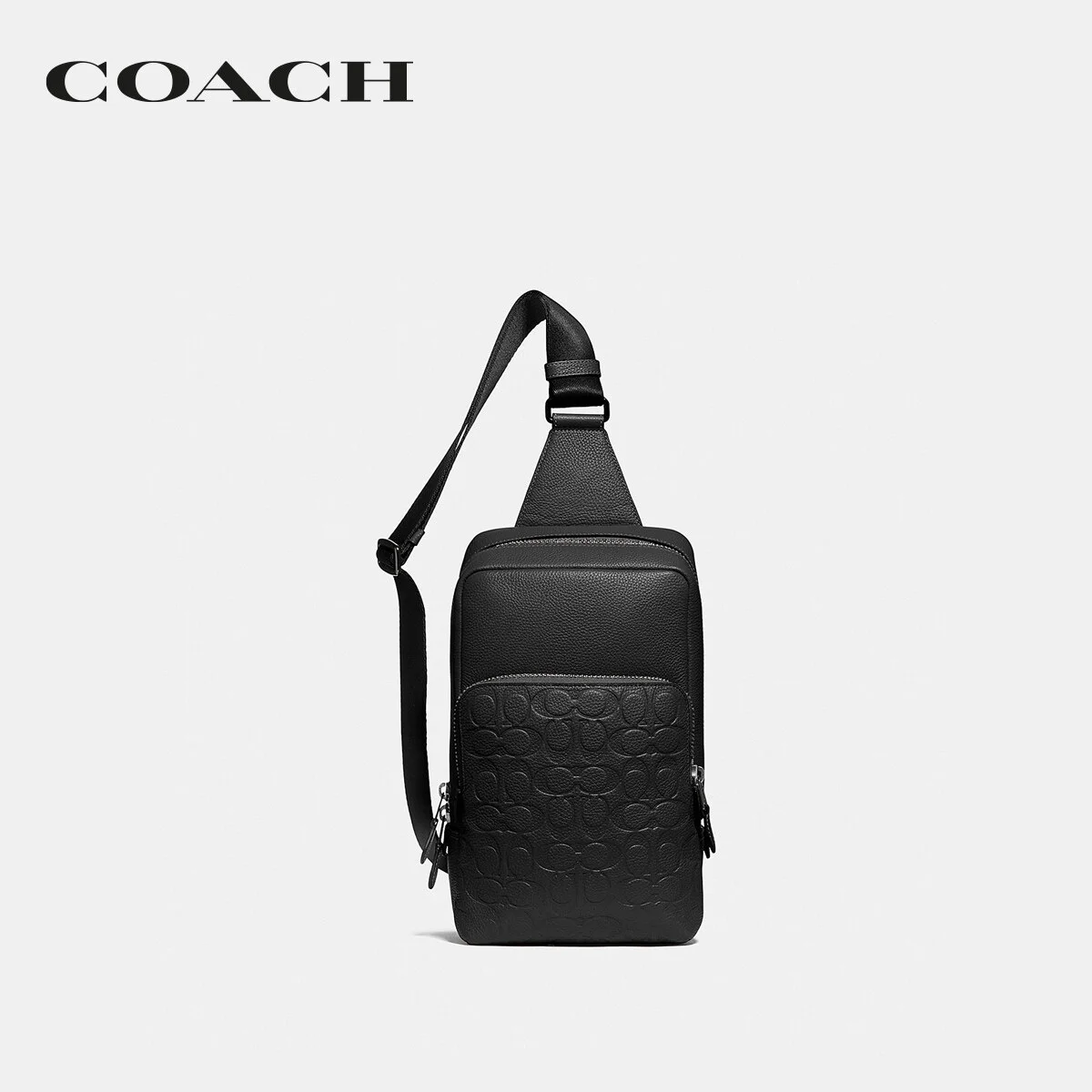 COACH กระเป๋าคาดเอว/กระเป๋าคาดอกผู้ชาย รุ่น Gotham Pack In Signature Leather สีดำ C5333 JIBLK aaea7a7e38cf652c4842bb28b62c8610