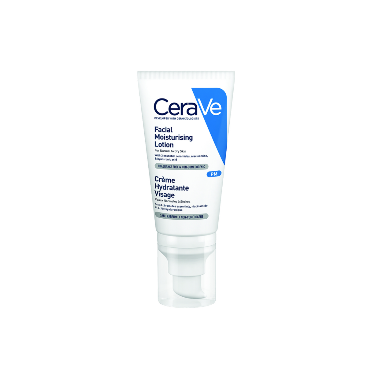 เซราวี CERAVE Facial Moisturizing PM Lotion โลชั่นบำรุงผิวหน้า สำหรับผิวธรรมดา 52ml.(ครีมบำรุงผิวหน้า ผิวแห้ง ผิวแพ้ง่าย) b15e4174081ba5343025699bae225940