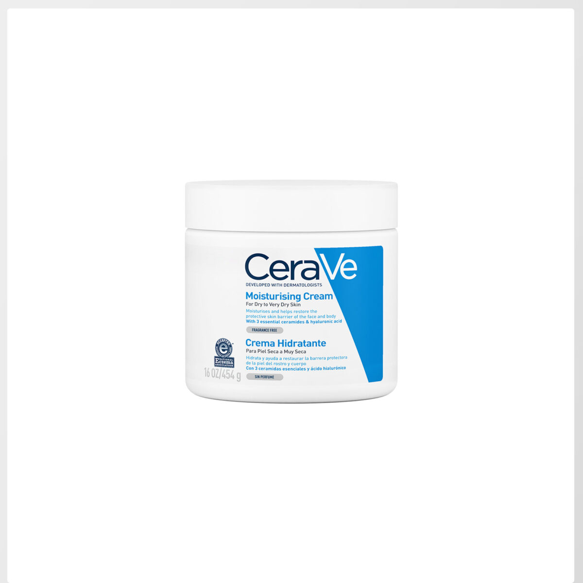 เซราวี CERAVE Moisturising Cream ครีมบำรุงผิวหน้าและผิวกาย ให้ความชุ่มชื้น สำหรับผิวแห้ง-แห้งมาก เนื้อเข้มข้น 454g.(มอยเจอร์ไรเซอร์ Moisturising Cream ผิวชุ่มชื้น) b3010c6c0ed96fd04abe6ee2e3c9351b