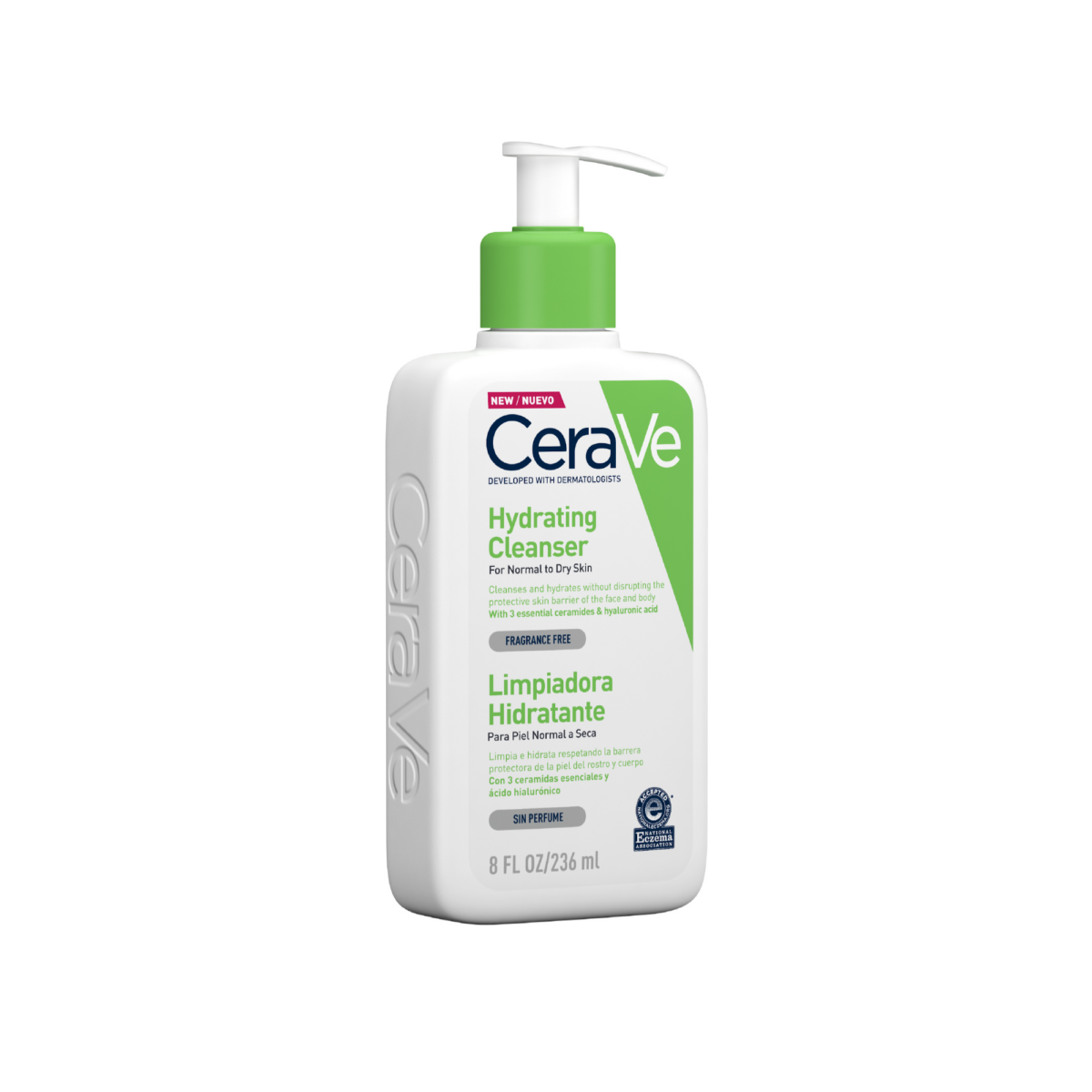 เซราวี CERAVE Hydrating Cleanser ทำความสะอาด ให้ความชุ่มชื้นผิวหน้าและผิวกาย สำหรับผิวแห้ง-แห้งมาก 236ml.(ทำความสะอาดผิวหน้า Facial Cleanser คลีนเซอร์ สบู่) df8fd4a79b90d92f87024ae74300d546