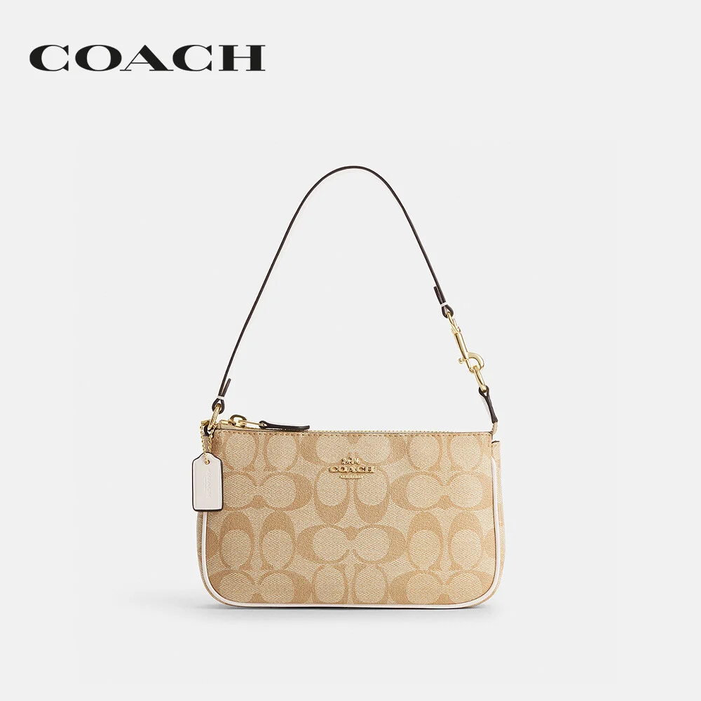 COACH กระเป๋าคล้องมือผู้หญิง รุ่น Nolita 19 In Signature Canvas สีครีม C3308 IMDQC e6cfad1e84ae80d6b4403f757ee1a75d