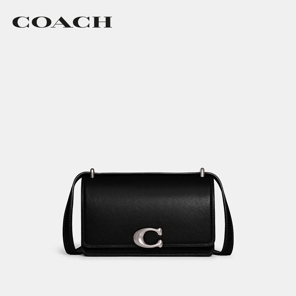 COACH กระเป๋าสะพายข้างผู้หญิง รุ่น Bandit Crossbody สีดำ CD724 LHBLK e7e7027568309806ca45b44f63a88d43