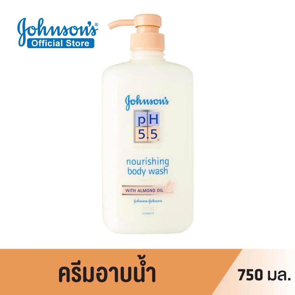 ครีมอาบน้ำ Johnson Body Care Johnson’s pH 5.5 2 Nourishing Body Wash with Almond Oil 750 ml. 13e4acbc7abdbbe7741f9c786efcd90e