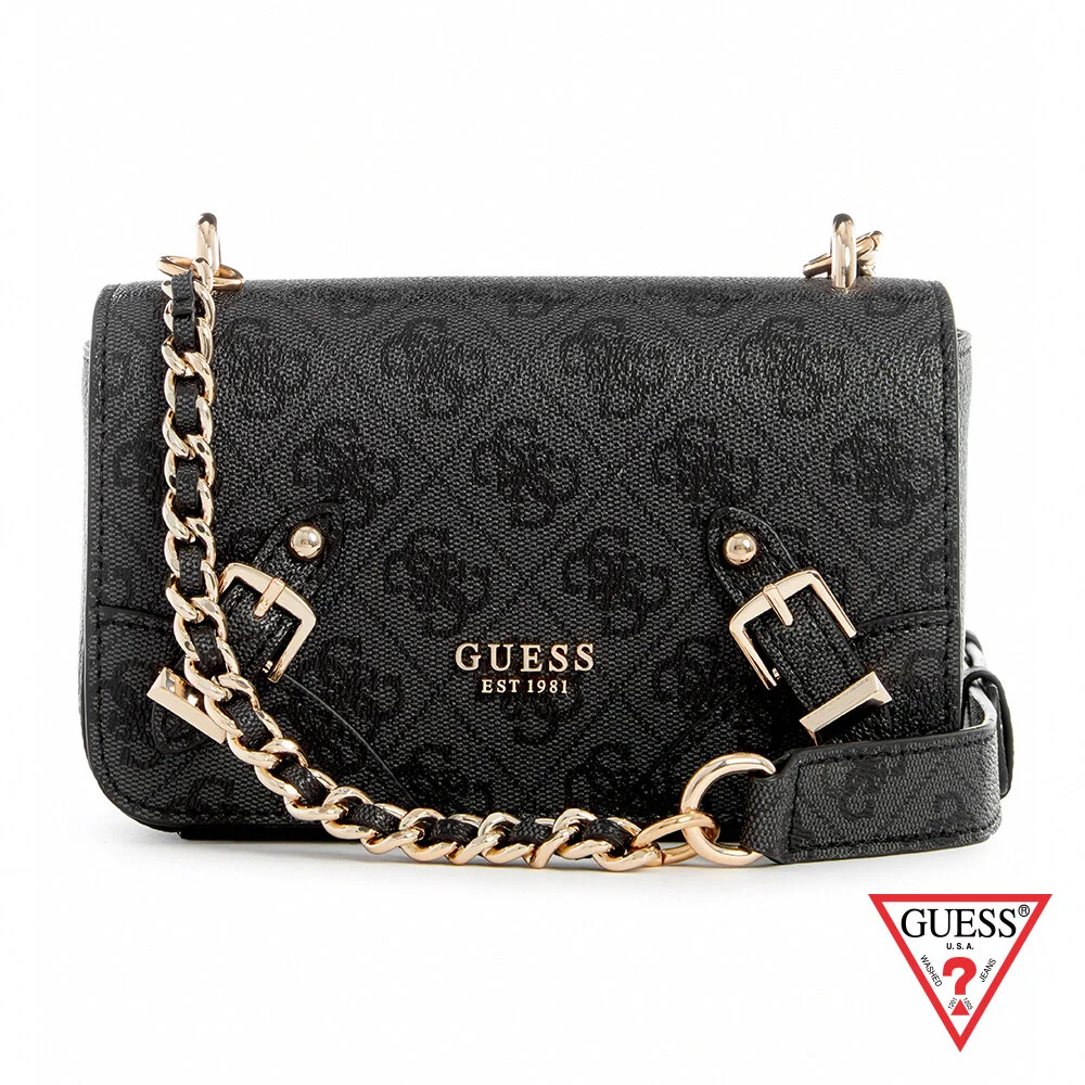 Guess กระเป๋าสะพายผู้หญิง ฝาพับเปิดปิด Didi Mini ของแท้ 3202041651116983dca30bad9920fed7