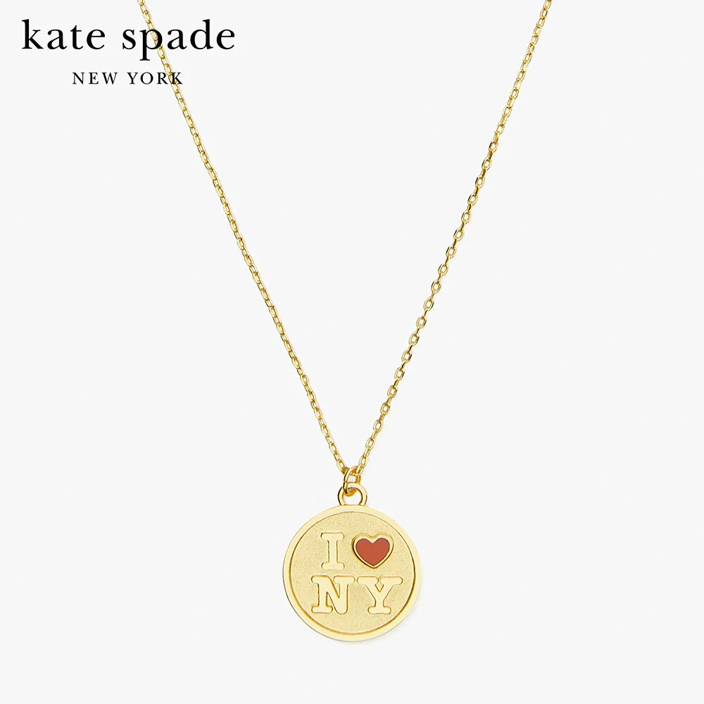 สร้อยคอ KATE SPADE NEW YORK I HEART NY MEDALLION NECKLACE K5353 0ca757fe0a0cbff51c13b211d0c9d5fb