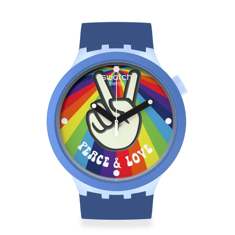 นาฬิกา Swatch Big Bold PEACE HAND LOVE SB03N105 - นาฬิกา Swatch ผู้ชาย 3578cfb169ea0ebe578a5fc51270fd9f