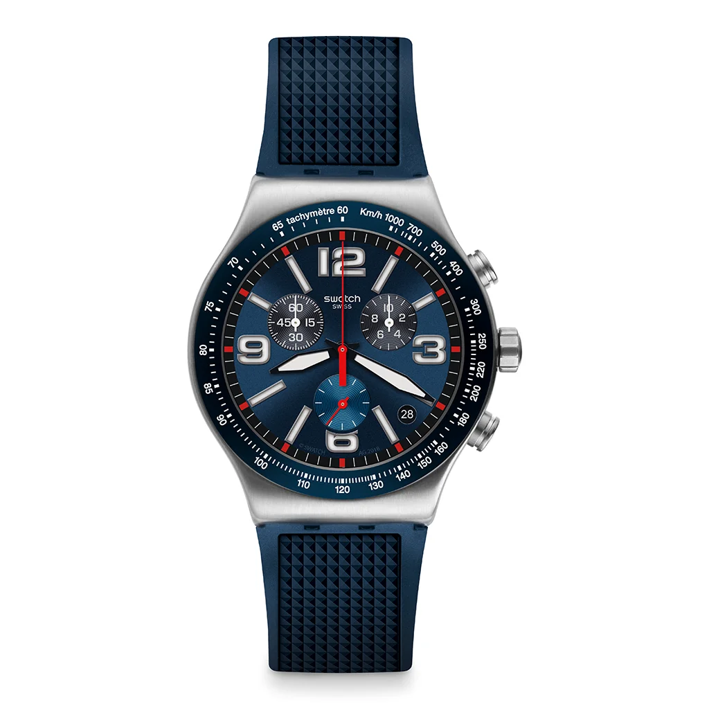 นาฬิกา Swatch Chronograph BLUE GRID YVS454 - นาฬิกา Swatch ผู้ชาย 3b49901c73c7b0ab93cec56ff827173c