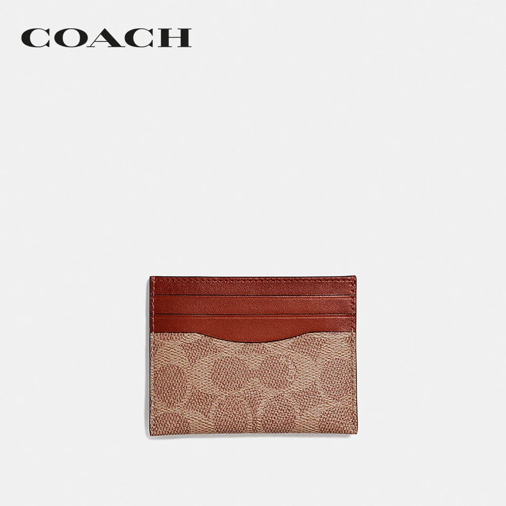 COACH กระเป๋าใส่บัตร ผู้ชาย รุ่น Card Case In Signature Canvas สีหลากสี 936 NU3 3d624c7dedecd7e35058c55a35b0db98