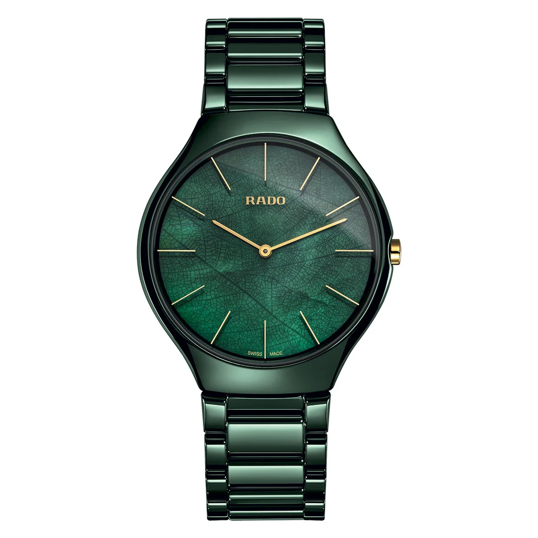 นาฬิกา Rado สีเขียว RADO True Thinline Leaf - R27006912 3f1e2bbe50b26ed1d6ca08b9567ef003