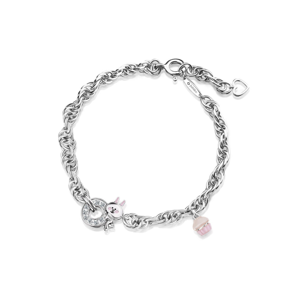 สร้อยข้อมือ Jubilee Diamond - Unlock My Heart Cony Bracelet ลิขสิทธิ์แท้ Jubilee LINE Friends Collection 3fa957a69b2484d6315d400f42fdd6e6