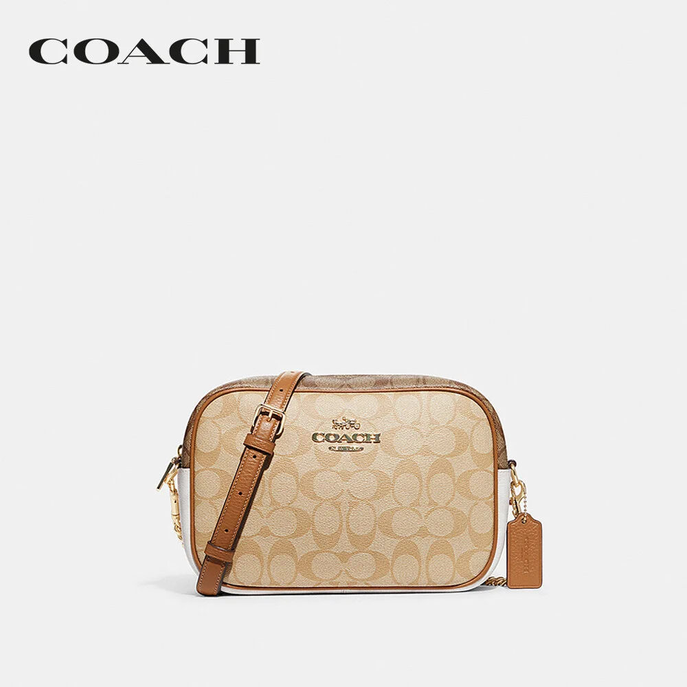COACH กระเป๋าสะพายข้าง ผู้หญิง รุ่น Jamie Camera Bag In Blocked Signature Canvas สีหลากสี CA172 IMOTV 45f93575a0e535ff868e759dfc534863