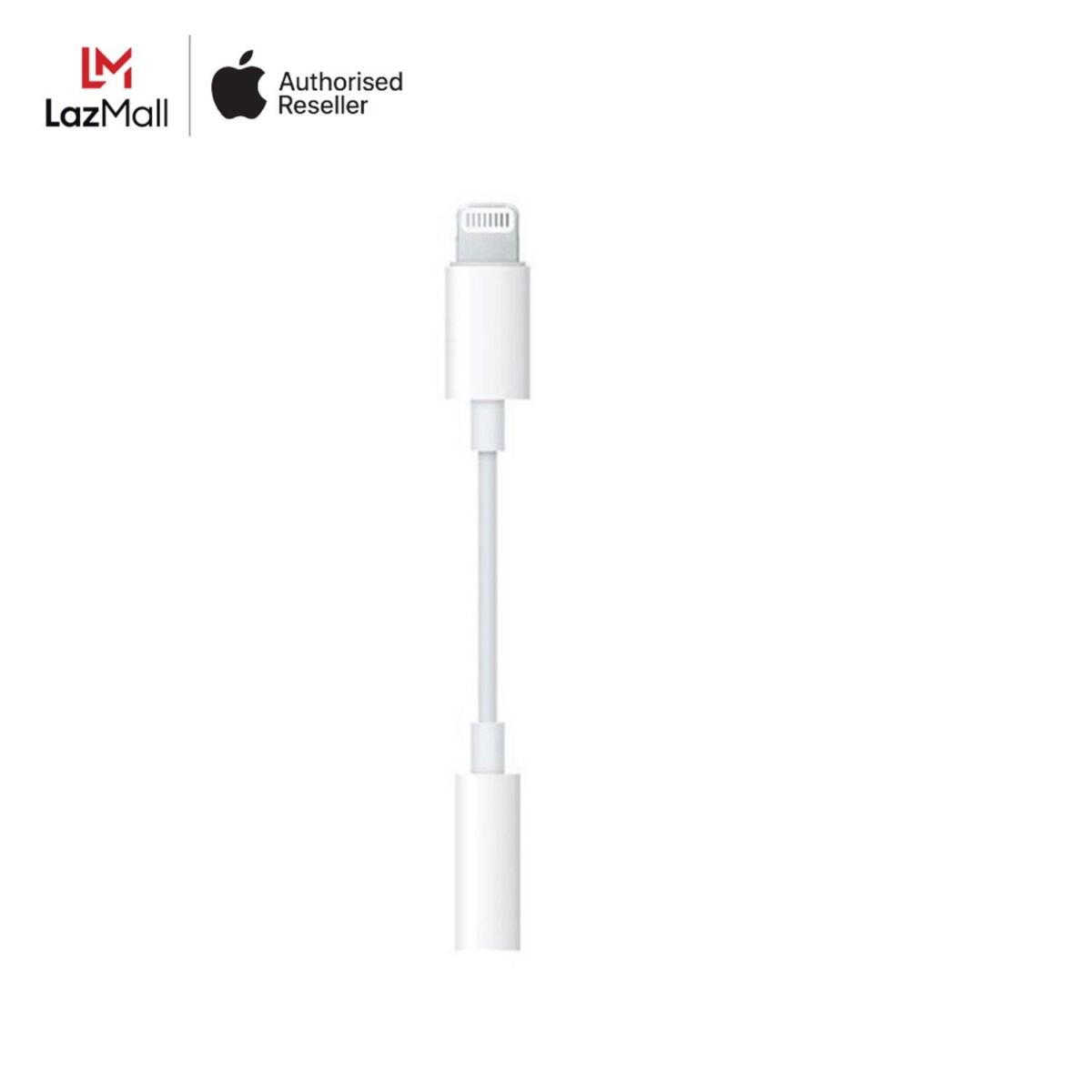 Apple Lightning to 3.5 mm Headphone Jack Adapter 4fe3ccaabc534f7c6b45e43a9dadda21