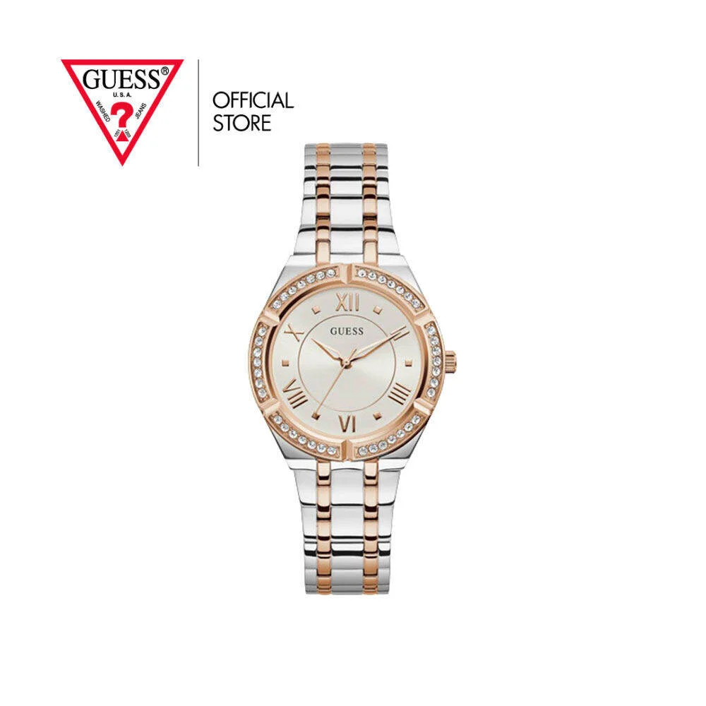 นาฬิกาผู้หญิง GUESS รุ่น COSMO GW0033L9 สีเงิน,โรสโกลด์ 5f19f61a7ce3501a899dade88fce9747