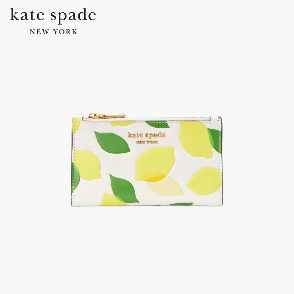 กระเป๋า Kate Spade New York MORGAN LEMON TOSS SMALL SLIM BIFOLD WALLET KD451 6128a63f7ad9303a35bc1c210ddd9e47