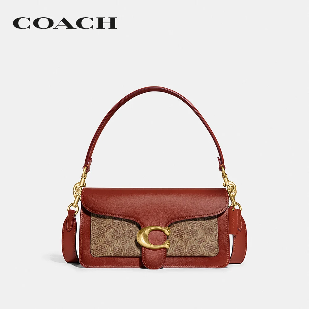 COACH กระเป๋าสะพายไหล่ ผู้หญิง รุ่น Tabby Shoulder Bag 26 In Signature Canvas สีครีม CI032 B4NQ4 61f11df77f32656e2598e267d0a0e7e3