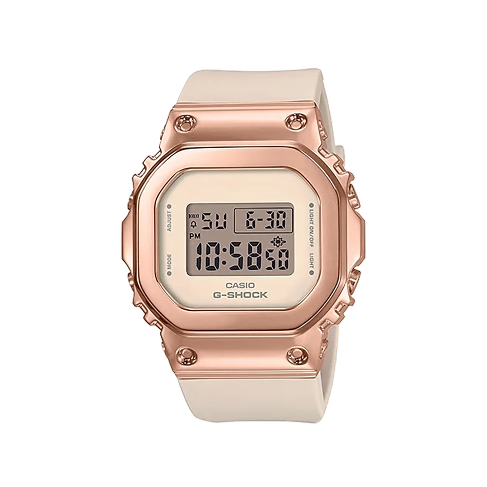 นาฬิกาผู้หญิง CASIO G-SHOCK MID-TIER รุ่น GM-S5600PG-4DR วัสดุเรซิ่น สีชมพู 70e4df0737e16de87322d970638fc128