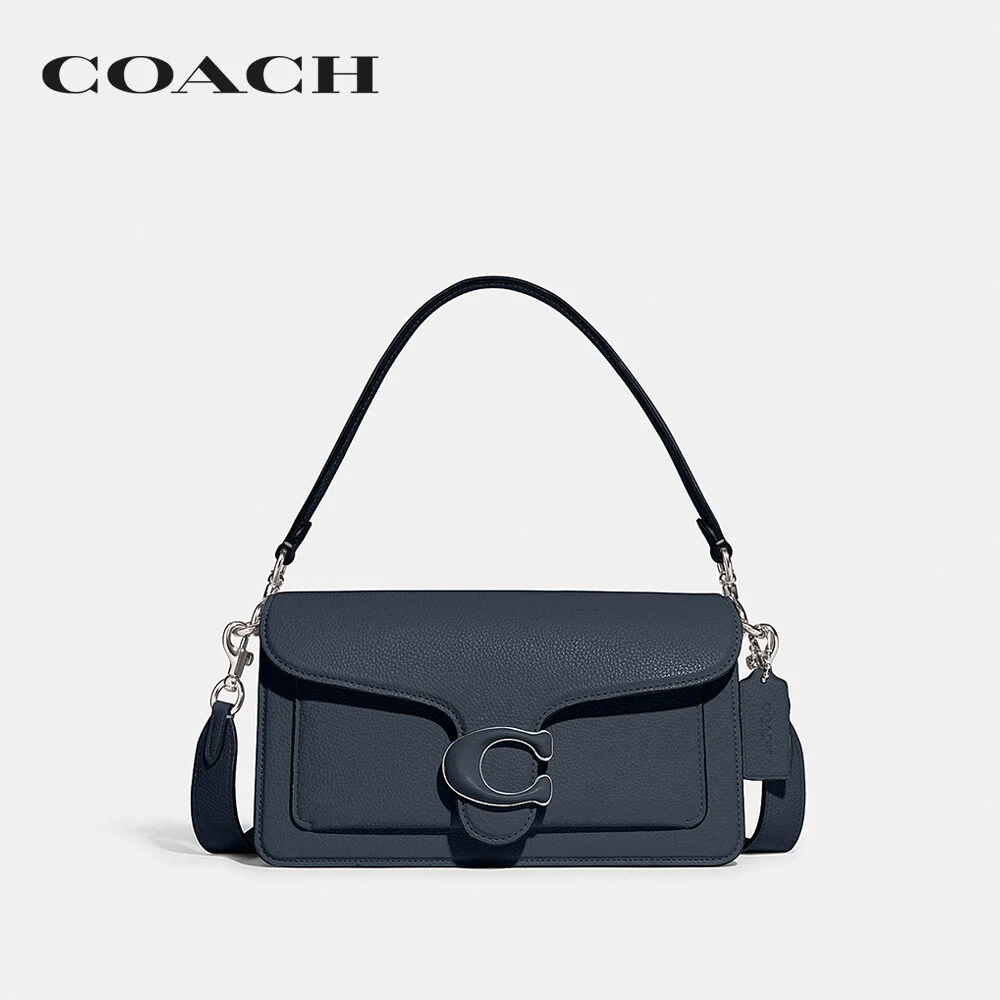COACH กระเป๋าสะพายไหล่ ผู้หญิง รุ่น Tabby Shoulder Bag 26 สีฟ้า CH735 LHDEN 79ebb76cc0a58804e0de3e6f7b613039