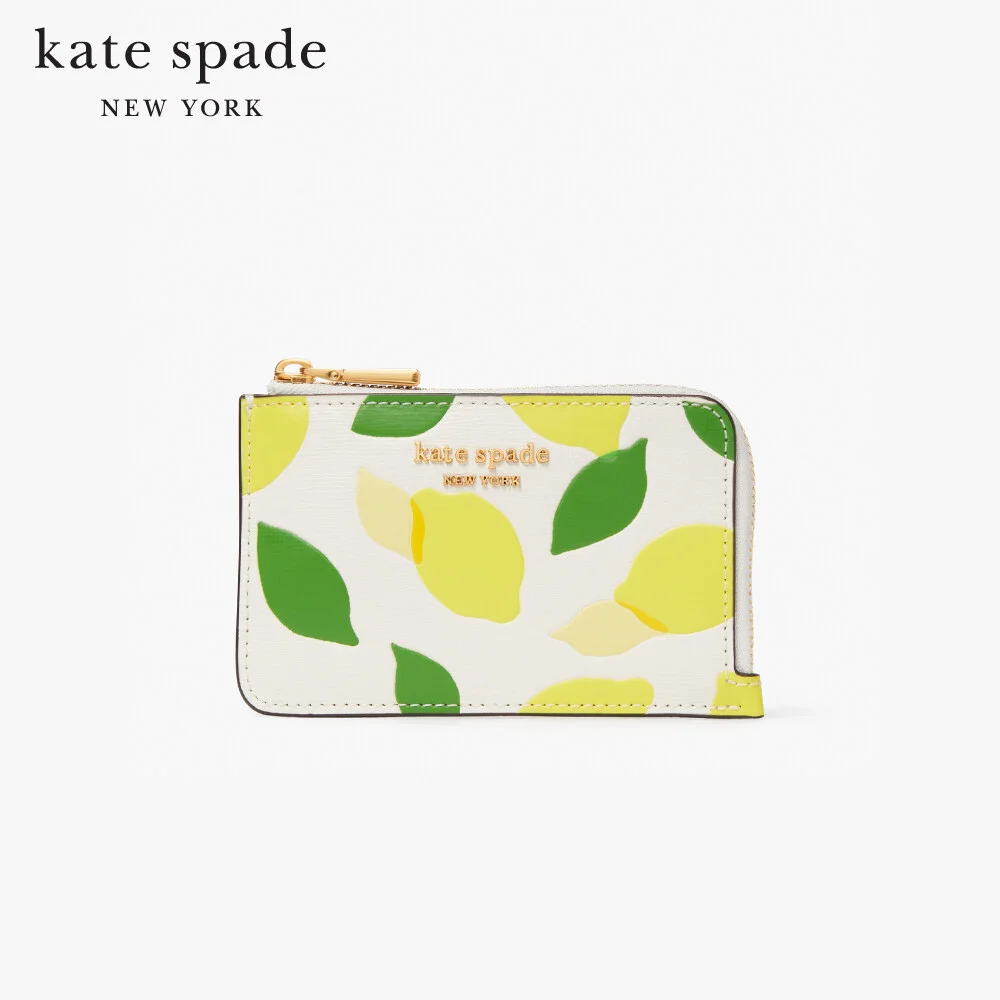 ซองใส่บัตร Kate Spade New York MORGAN LEMON TOSS ZIP CARD HOLDER KD458 7ecb4edf0592a4089d5710640e6f4fdb