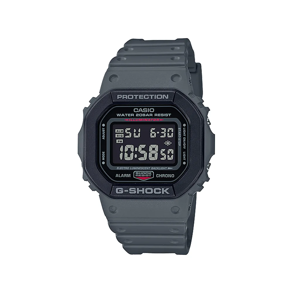 นาฬิกาผู้ชาย CASIO G-SHOCK YOUTH รุ่น DW-5610SU-8DR วัสดุเรซิ่น สีเทา 84bfdf0166ad2d43adf917f4a177e9da