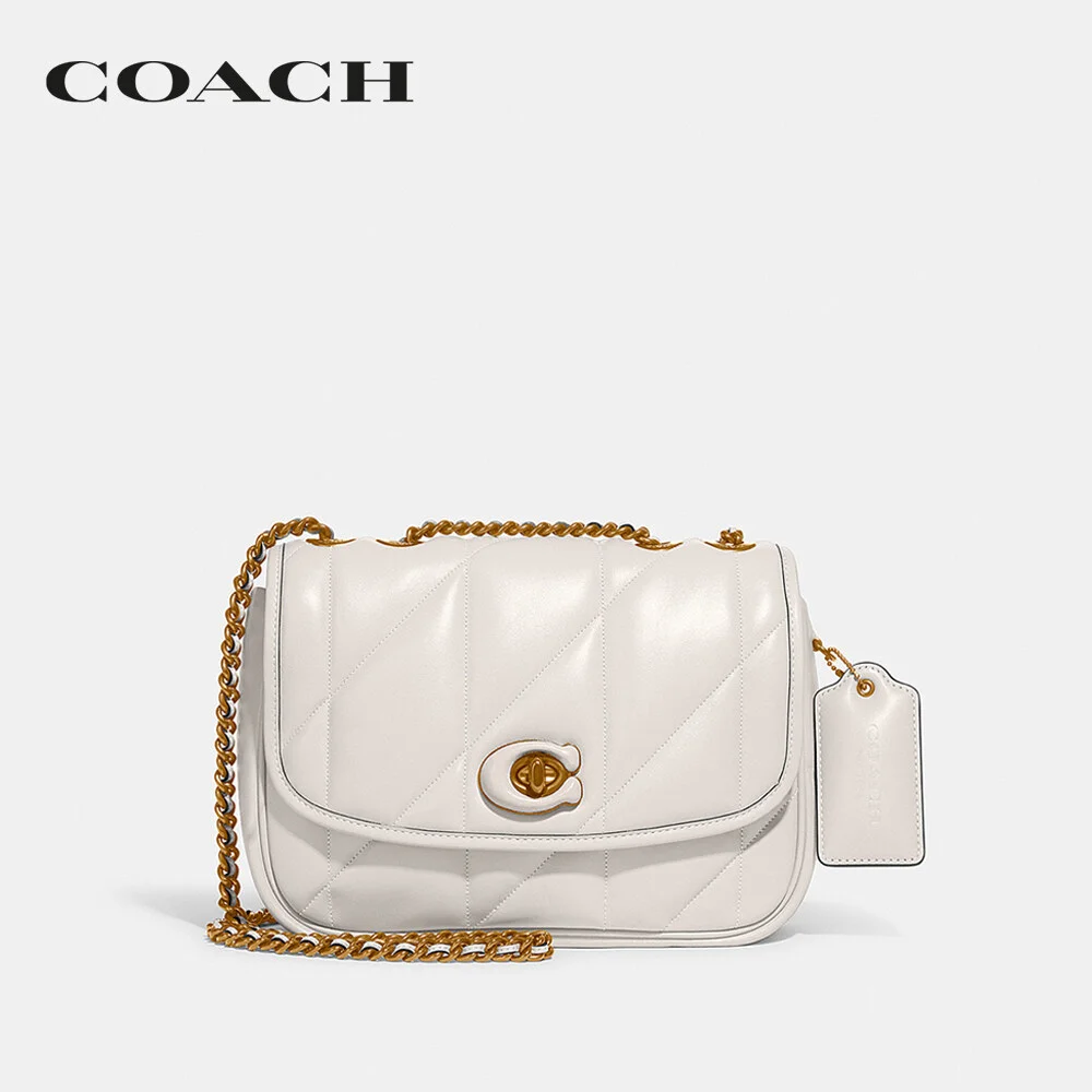 COACH กระเป๋าสะพายไหล่ ผู้หญิง รุ่น Pillow Madison Shoulder Bag With Quilting สีขาว C8560 B4/HA 9936994b875d7c49aebae353e9f192e8