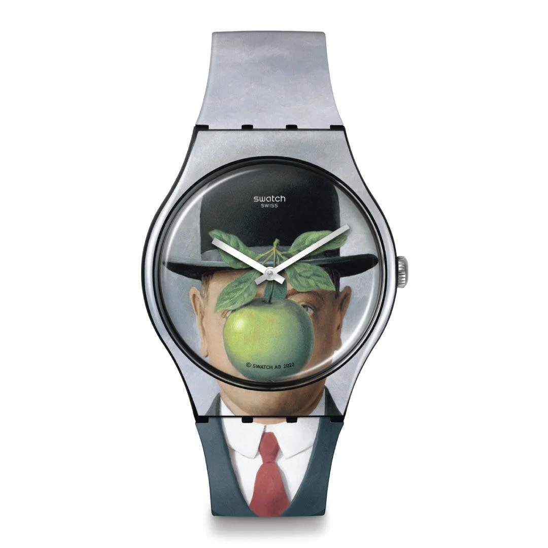 นาฬิกา Swatch Originals LE FILS DE L'HOMME BY RENE MAGRITTE SUOZ350 - นาฬิกา Swatch ผู้ชาย a03ca3e544ef843c0f1bc893485e35b3