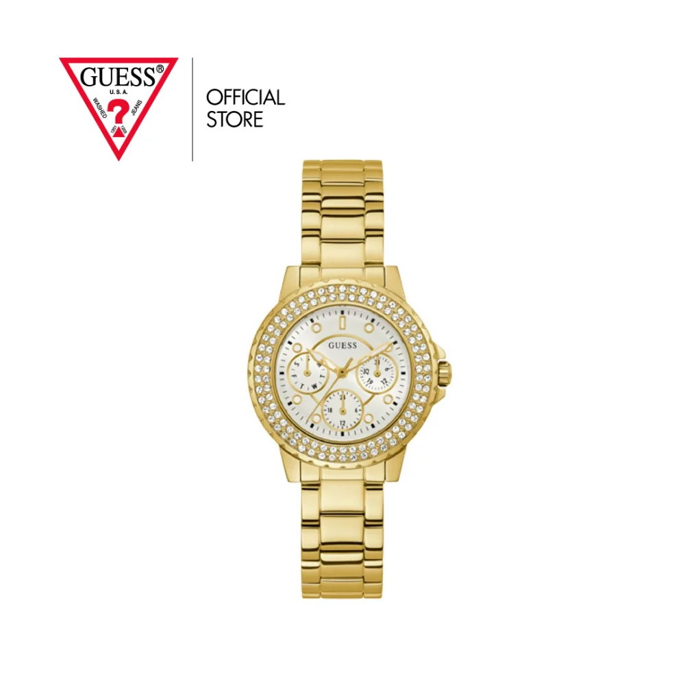นาฬิกาผู้หญิง GUESS รุ่น CROWN JEWEL GW0410L2 สีทอง a09d7ce2597966d5ea3d30ffb5abb0e2