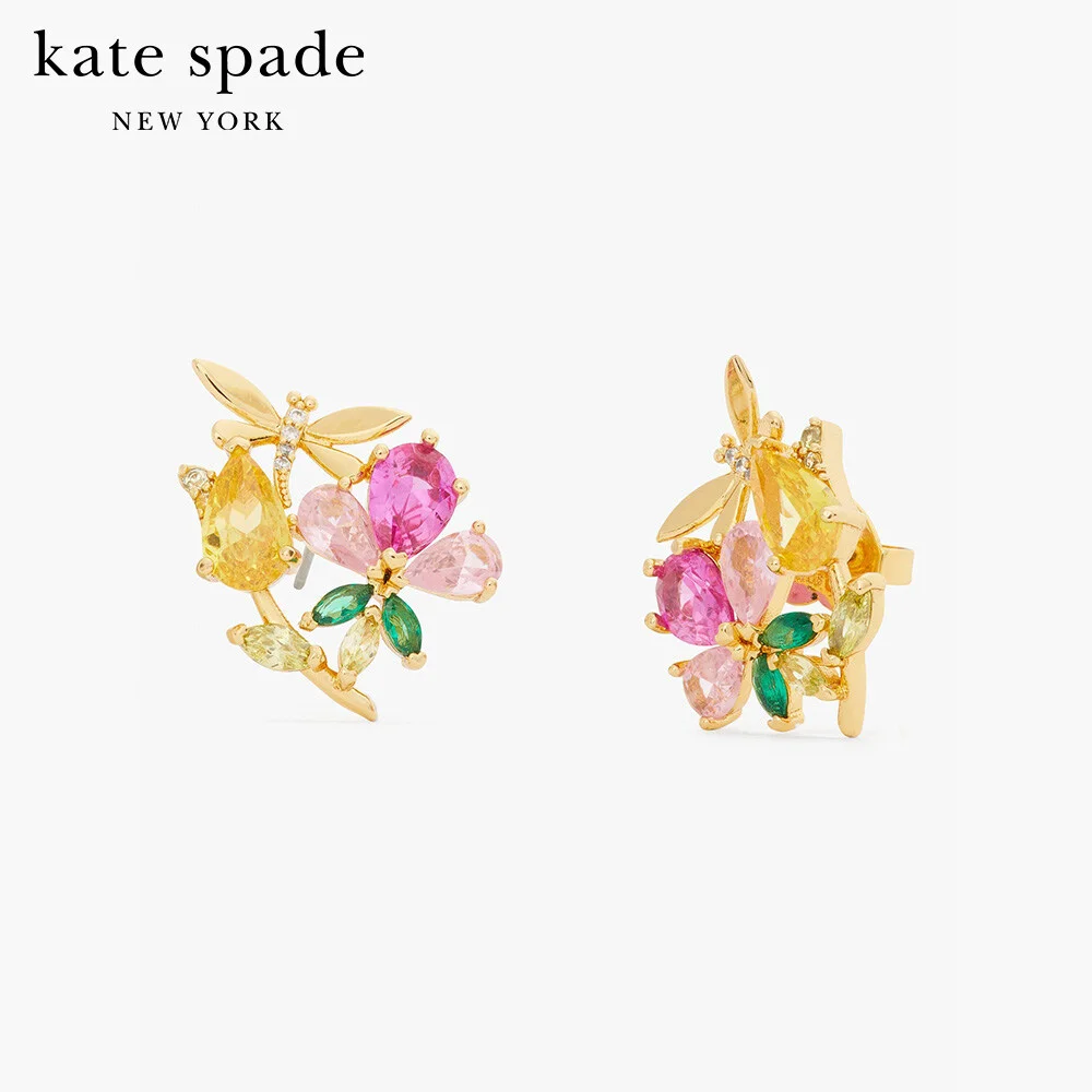 ต่างหู KATE SPADE NEW YORK GREENHOUSE FLORAL CLUSTER STUDS KC171 b9c80777454434bce9d35d18896a43f5