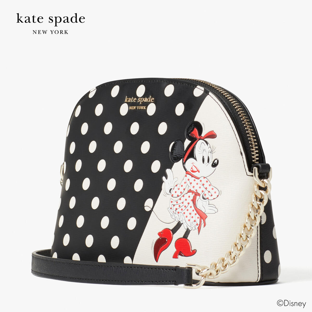 กระเป๋าสะพาย Kate Spade New York DISNEY X Kate Spade New York MINNIE MOUSE SMALL DOME CROSSBODY PWR00246 bab2d13c4ffceb1aadeec484dfa92f5a