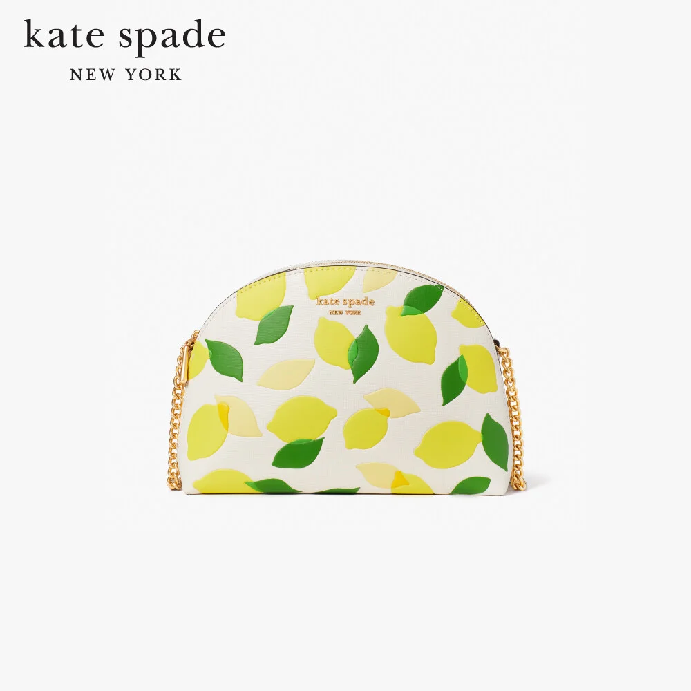 กระเป๋า Kate Spade New York MORGAN LEMON TOSS DOUBLE-ZIP DOME CROSSBODY KD454 cf5a23cba04300f2d38d9f8cd71a1994