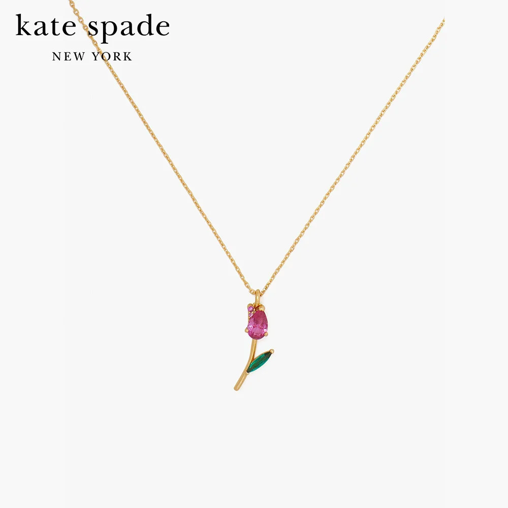 สร้อยคอ KATE SPADE NEW YORK GREENHOUSE TULIP MINI PENDANT KC166 d0ff351e2e1fe8e1e01de5f14016abea