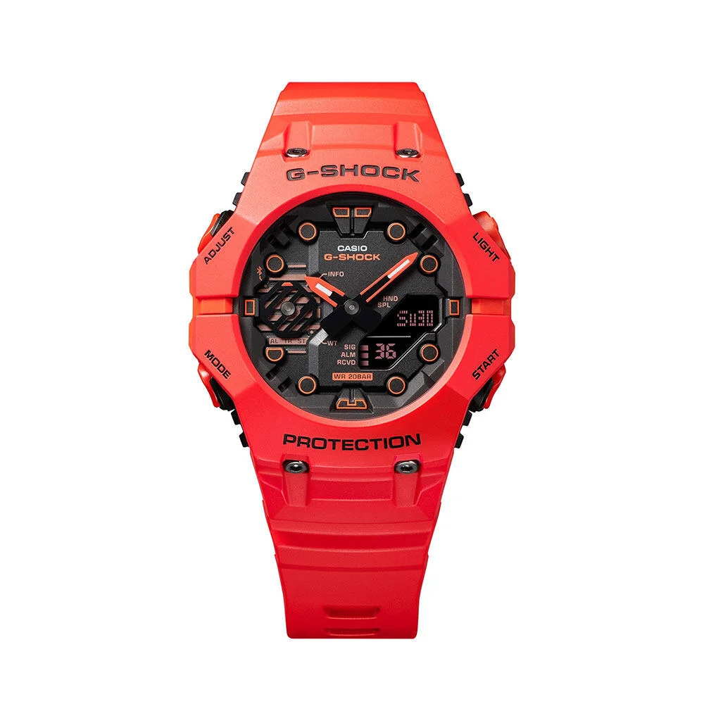 นาฬิกาผู้ชาย CASIO G-SHOCK YOUTH รุ่น GA-B001-4ADR วัสดุเรซิ่น สีแดง d21334d8a10a4abc9af33341897ab15a