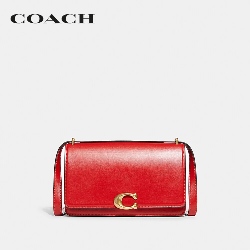 COACH กระเป๋าสะพายไหล่ ผู้หญิง รุ่น Bandit Shoulder Bag สีแดง CC416 B4UP7 da7c6c445deb7942d41227cee487acab