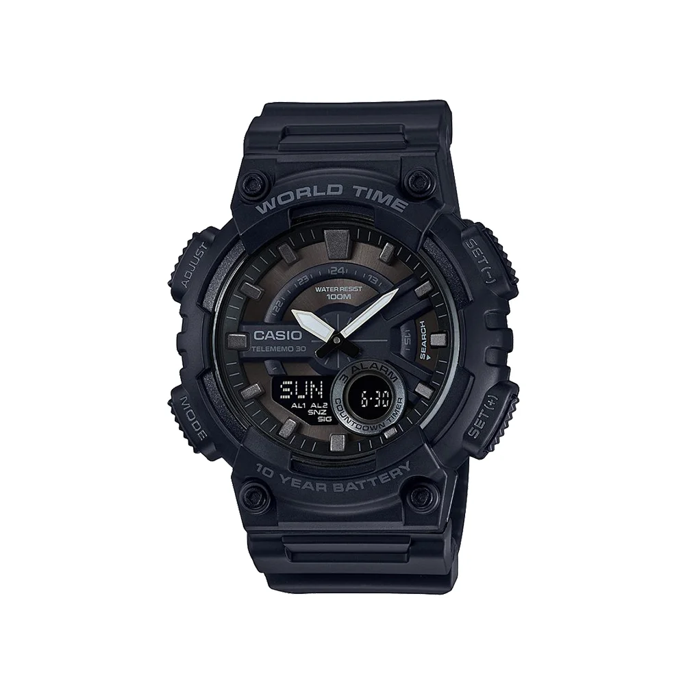 นาฬิกา CASIO รุ่น AEQ-110W-1BVDF วัสดุเรซิ่น สีดำ eabc359ef256e417fd9ad3293065d98e