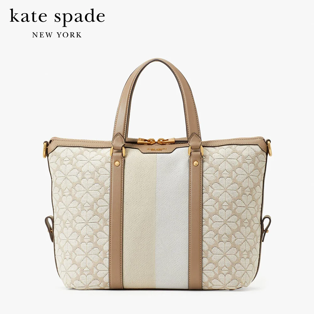 กระเป๋า Kate Spade New York SPADE FLOWER JACQUARD STRIPE FAYE MEDIUM SATCHEL K9032 ec4d2e3d5887513977624a0fd93d55cc