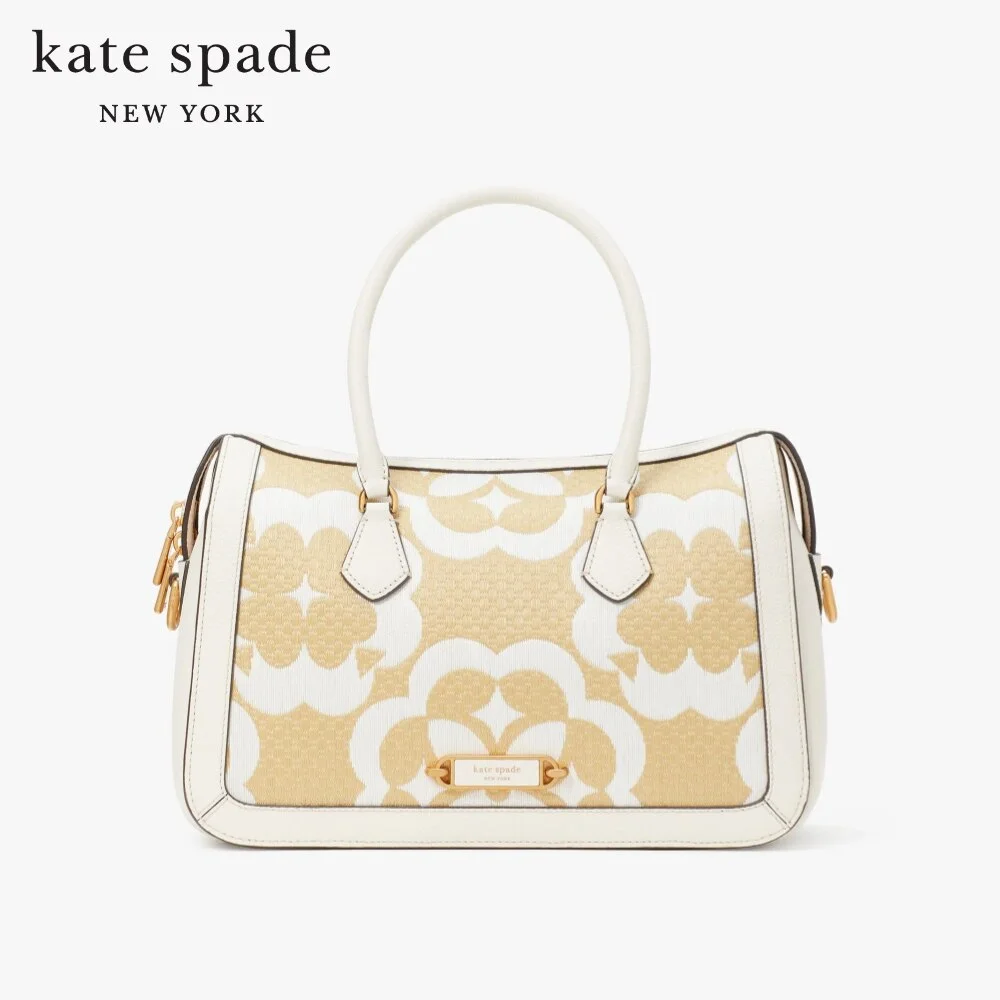 กระเป๋า Kate Spade New York SPADE FLOWER MONOGRAM RAFFIA GRAMERCY MEDIUM SATCHEL KC196 f00a9a67f067deb4b9a621f4295cde63