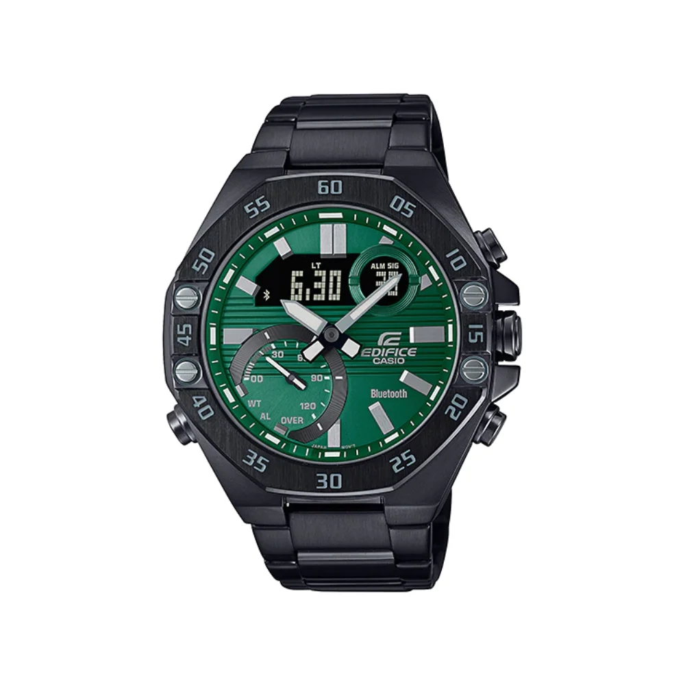 นาฬิกาผู้ชาย CASIO EDIFICE รุ่น ECB-10DC-3ADF นาฬิกานาฬิกาข้อมือ f750afe5e332611f10af00e0b6036901
