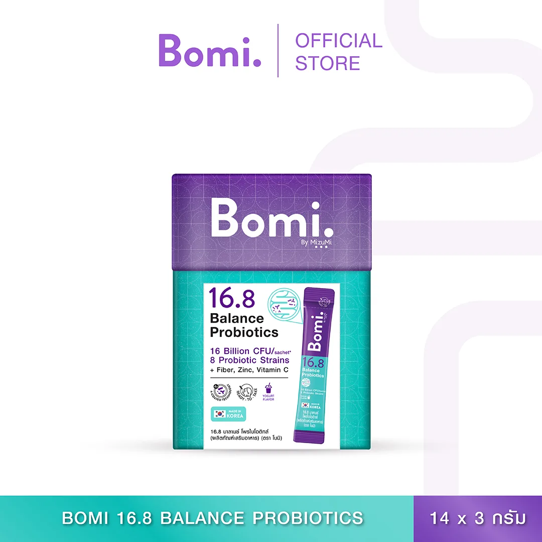 Bomi 16.8 Balance Probiotics (14 x 3g) โบมิ โพรไบโอติกส์ พร้อมทาน 014825df19ea1c6192e8cb37eddeb02b