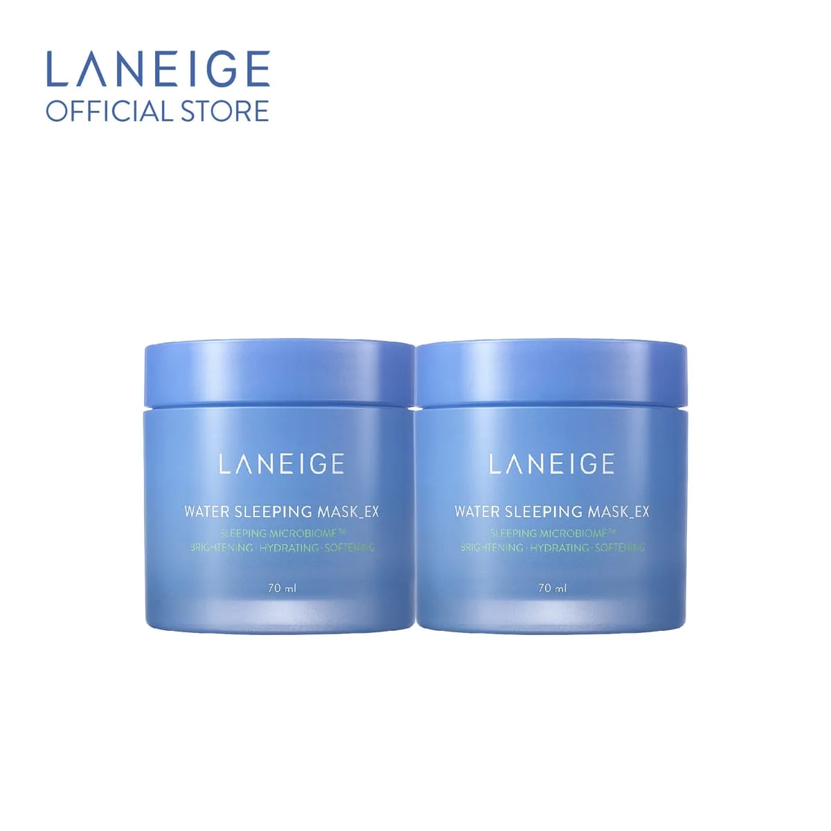 LANEIGE Water Sleeping Mask_EX 70ml 2ชิ้น ลาเนจ วอเตอร์ สลิปปิ้ง มาส์ก อีเอ็กซ์ มาส์กให้ความชุ่มชื้น กระจ่างใส บำรุงผิว 79bfb700c72abfc69ce7373be68e6dd7