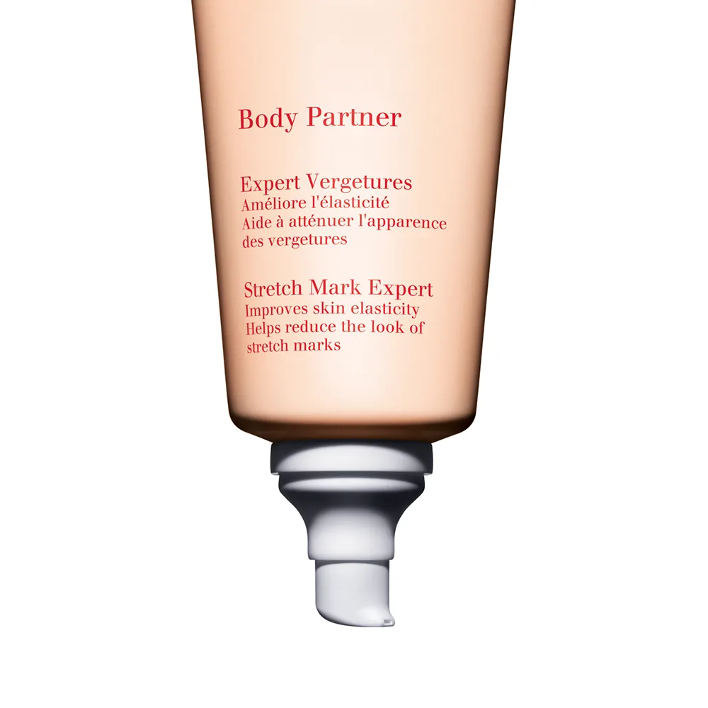 CLARINS BODY PARTNER STRETCH MARK EXPERT 175ML คลาแรงส์ สเตรท มาร์ค เอ็กซ์เพิร์ท ครีมลดรอยแตก มอยส์เจอไรเซอร์ บำรุงผิว โลชั่นบำรุงผิว 8780b2bd3dd4a90d8bb4af266503d93a