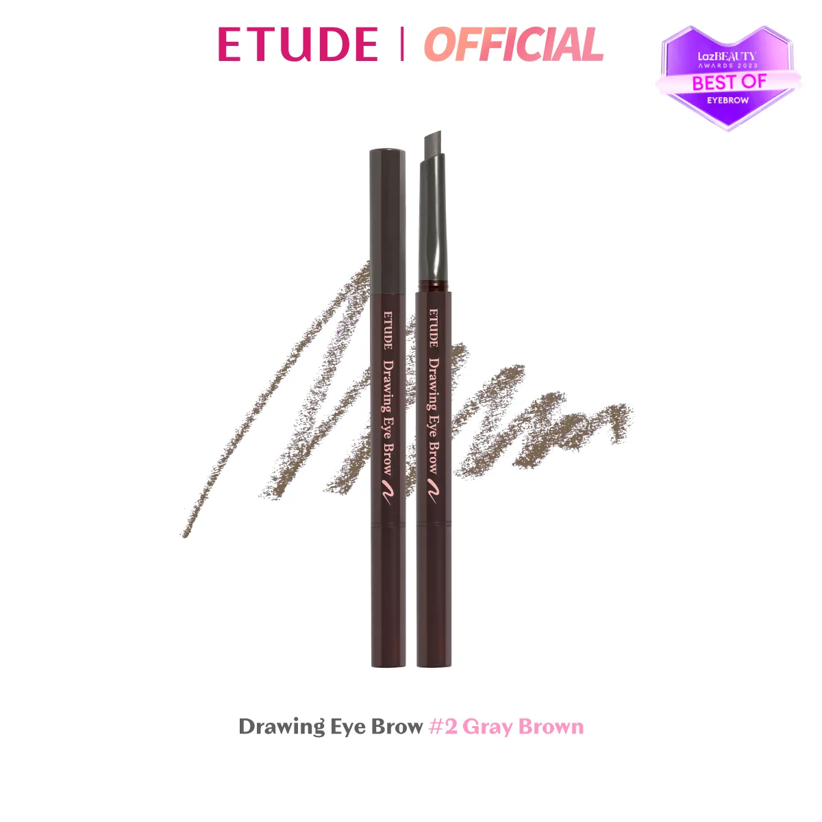 ซื้อ 3 ลด 20% (25 - 31 ต.ค. 67) ETUDE Drawing Eye Brow (0.25 g จำนวน 1 ชิ้น) อีทูดี้ ดินสอเขียนคิ้ว 8b634c255008c7aa62101bb2770c3ca5