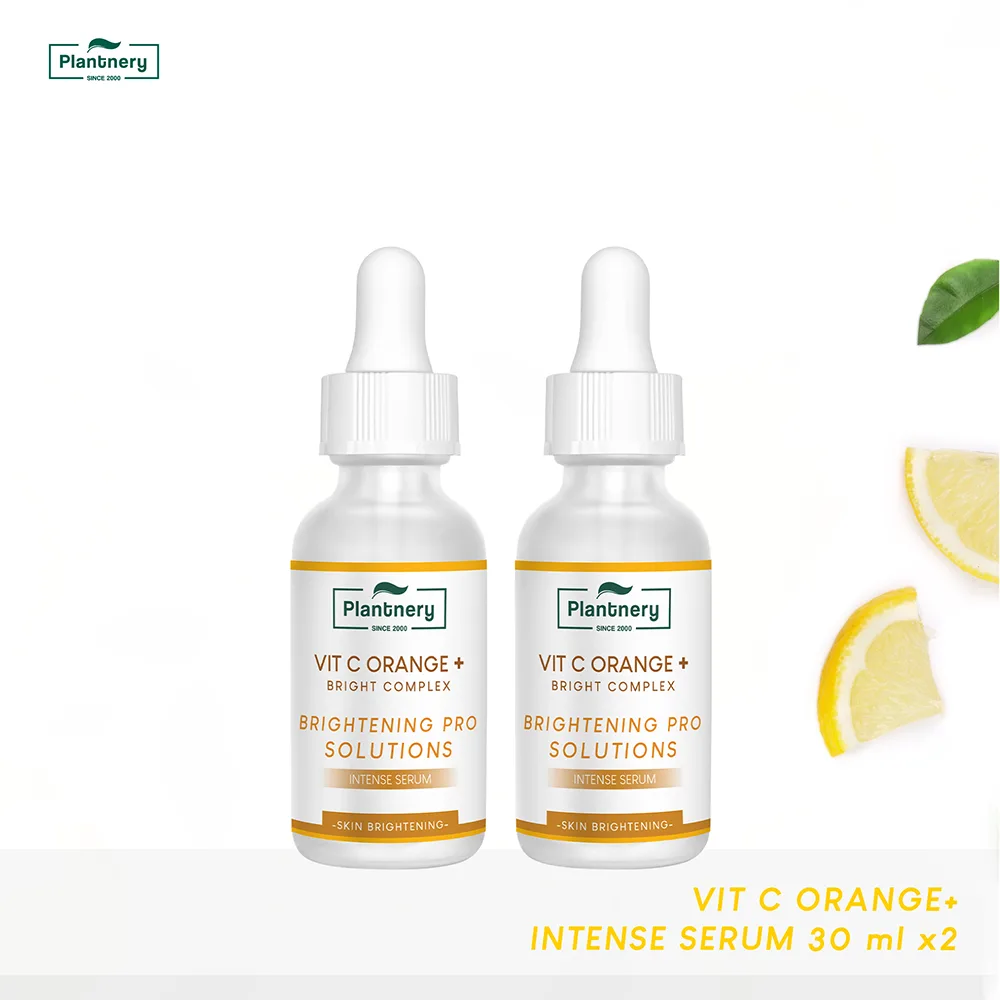 [SET 2 ชิ้น ] Plantnery Vit C Orange & Lemon Bright Complex Intense Serum 30 ml bc7094625a2203d710545339de6e574b