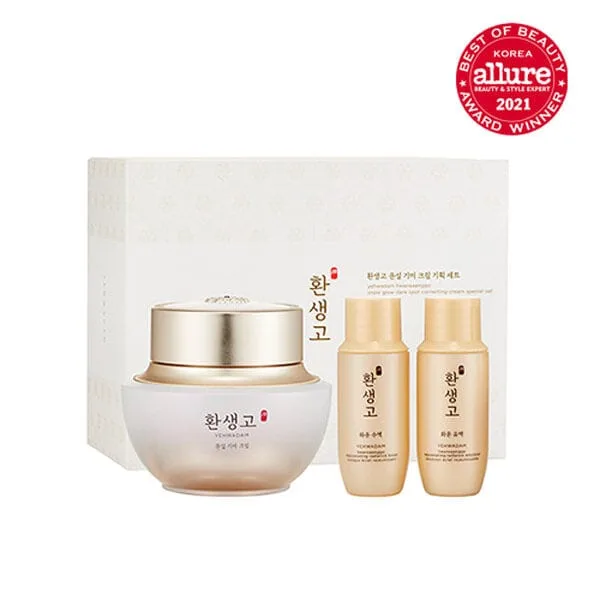 (EXP 01/2025) THE FACE SHOP YEHWADAM HWANSAENGGO SNOW GLOW DARK SPOT CORRECTING CREAM SPECIAL SET ceb2c1b7261ad73db731c9ce3f00c580