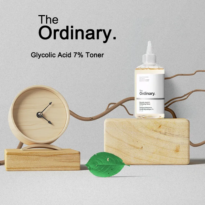 The Ordinary Glycolic Acid 7% Cleans Pores Toning Solution Exfoliates Blackheads peel 240ml fc591b4909232bc1101da6119a49dc53